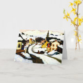 Gagnon - Dorf im Laurentianischen Gebirge Karte (Gelbe Blume)