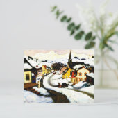 Gagnon - Dorf im Laurentianischen Gebirge Postkarte (Stehend Vorderseite)