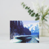 Gagnon - Ein stummer Strom im Norden Postkarte (Stehend Vorderseite)