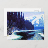 Gagnon - Ein stummer Strom im Norden Postkarte (Vorne/Hinten)