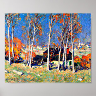 Gagnon - Einsames Dorf am Saint Laurence Poster