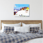 Gagnon - Farm, Baie Saint Paul Leinwanddruck (Insitu (Schlafzimmer))