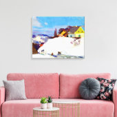 Gagnon - Farm, Baie Saint Paul Leinwanddruck (Insitu (Wohnzimmer))