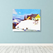 Gagnon - Farm, Baie Saint Paul Leinwanddruck (Insitu (Holzboden))