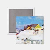 Gagnon - Farm, Baie Saint Paul Magnet (Vorderseite/Rückseite)