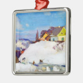 Gagnon - Farm, Baie Saint Paul Ornament Aus Metall (Links)