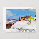 Gagnon - Farm, Baie Saint Paul Postkarte (Vorne/Hinten)