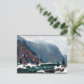 Gagnon - First Snow, Oktober, Dalen, Norwegen Postkarte (Stehend Vorderseite)