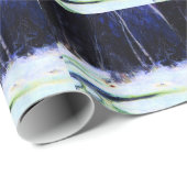 Gagnon - Fluss Thaw, schöne Kunst Geschenkpapier (Rolleneckpunkt)