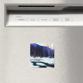 Gagnon - Fluss Thaw, schöne Kunst Magnet (In Situ (Geschirrspüler))