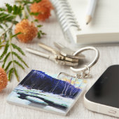 Gagnon - Fluss Thaw, schöne Kunst Schlüsselanhänger (Vorderseite rechts)