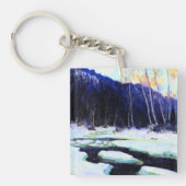 Gagnon - Fluss Thaw, schöne Kunst Schlüsselanhänger (Vorderseite)