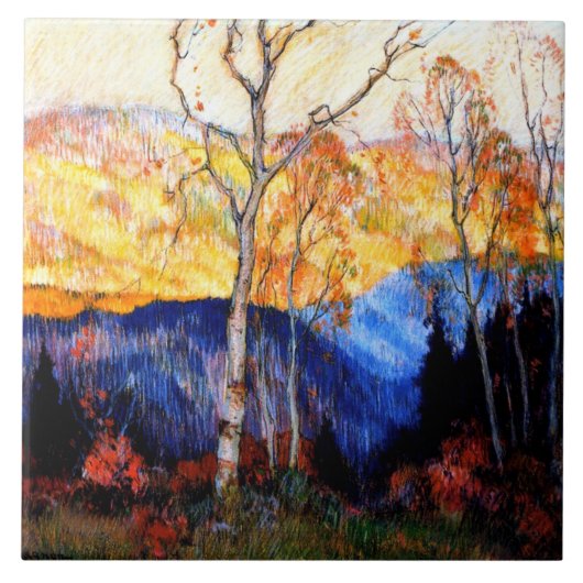 Gagnon - Goldener Herbst, Laurentians Fliese (Vorderseite)