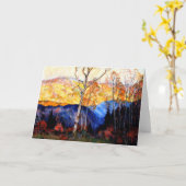 Gagnon - Goldener Herbst, Laurentians Karte (Gelbe Blume)