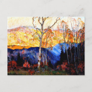 Gagnon - Goldener Herbst, Laurentians Postkarte