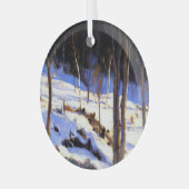 Gagnon - Im Clearing, Charlevoix Ornament Aus Glas (Vorderseite links)