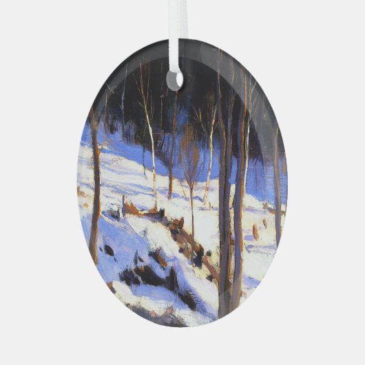 Gagnon - Im Clearing, Charlevoix Ornament Aus Glas (Vorderseite links)