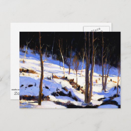 Gagnon - Im Clearing, Charlevoix Postkarte (Vorne/Hinten)