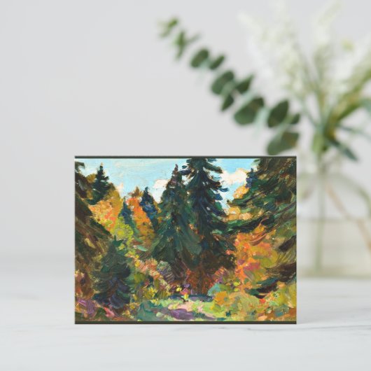 Gagnon - Im Wald, Charlevoix Postkarte (Stehend Vorderseite)