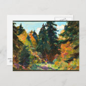 Gagnon - Im Wald, Charlevoix Postkarte (Vorne/Hinten)