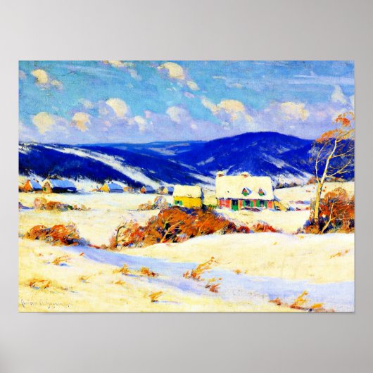 Gagnon - Im Winter der Laurentianer (1) Poster (Vorne)