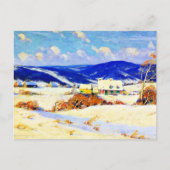 Gagnon - Im Winter der Laurentianer Postkarte (Vorderseite)