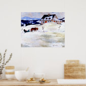 Gagnon - Laurentian Homestead, Poster (Küche)