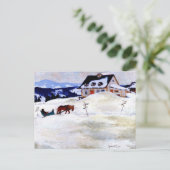 Gagnon - Laurentian Homestead, Postkarte (Stehend Vorderseite)