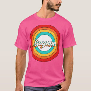 Gagnon Name Shirt Vintag Gagnon Circle