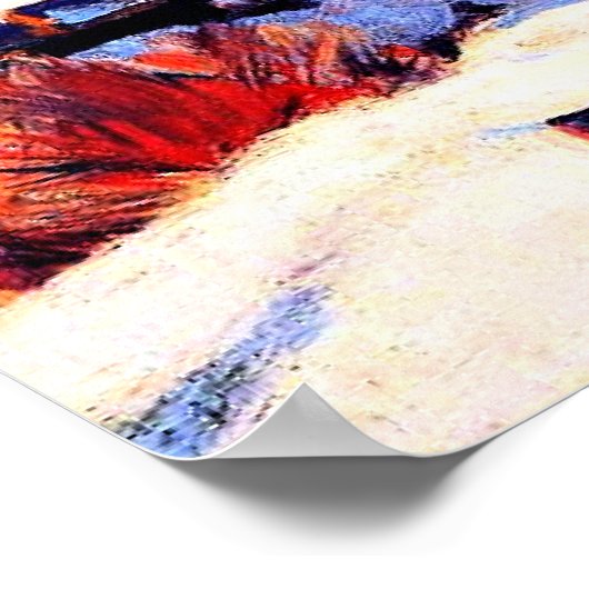 Gagnon - Rang Saint-Laurent Baie-Saint-Paul Poster (Ecke)