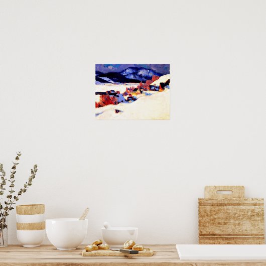 Gagnon - Rang Saint-Laurent Baie-Saint-Paul Poster (Küche)