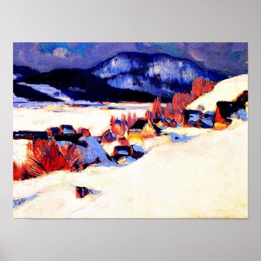 Gagnon - Rang Saint-Laurent Baie-Saint-Paul Poster (Vorne)