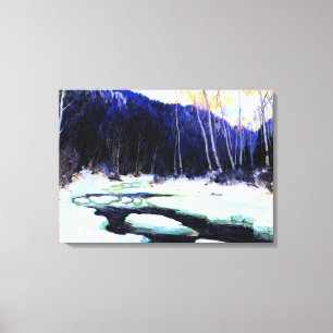 Gagnon - River Thaw, Kunst Leinwanddruck