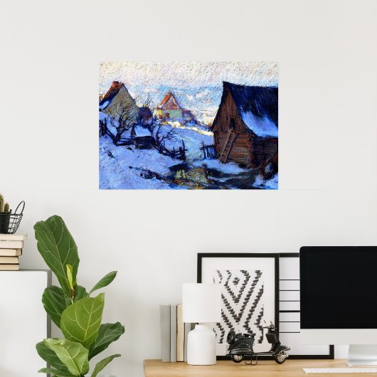 Gagnon - Spring Thaw, Baie-Saint-Paul Poster (Heimbüro)