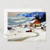 Gagnon - The Red Sleigh Postkarte (Vorne/Hinten)