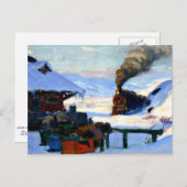 Gagnon - The Train, Baie-Saint-Paul Postkarte (Vorne/Hinten)