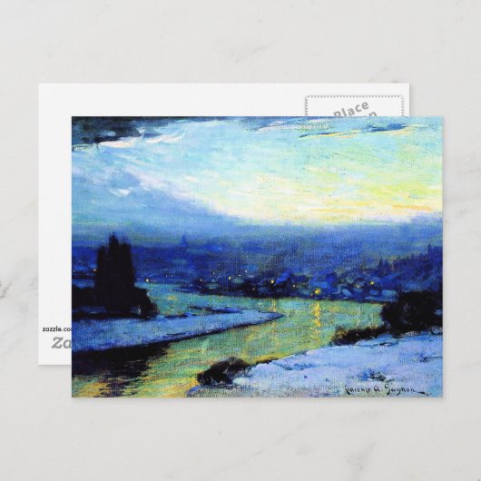 Gagnon - Twilight, feine Kunstmalerei Postkarte (Vorne/Hinten)