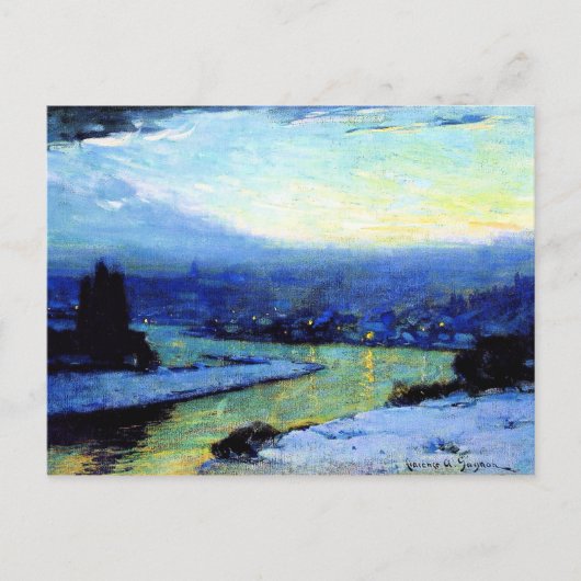 Gagnon - Twilight, feine Kunstmalerei Postkarte (Vorderseite)