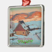 Gagnon - Twilight - Winter in Quebec - Christmas Ornament Aus Metall (Links)