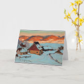 Gagnon - Twilight - Winter in Quebec Karte (Gelbe Blume)