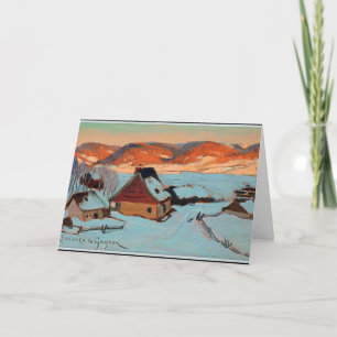 Gagnon - Twilight - Winter in Quebec Karte