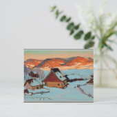 Gagnon - Twilight - Winter in Quebec Postkarte (Stehend Vorderseite)