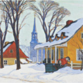 Gagnon - Winter Morning, Baie-Saint Paul, Aufkleber (Vorderseite)