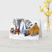 Gagnon - Winter Morning, Baie-Saint Paul Karte (Gelbe Blume)
