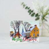 Gagnon-Winter Morning, Baie-Saint Paul, Weihnachte Postkarte (Stehend Vorderseite)