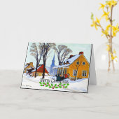 Gagnon -Winter Morning, Paulus Bay, Christmas Karte (Gelbe Blume)