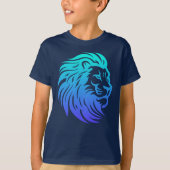 Gahanna Lions Blue Gradient T-Shirt (Vorderseite)