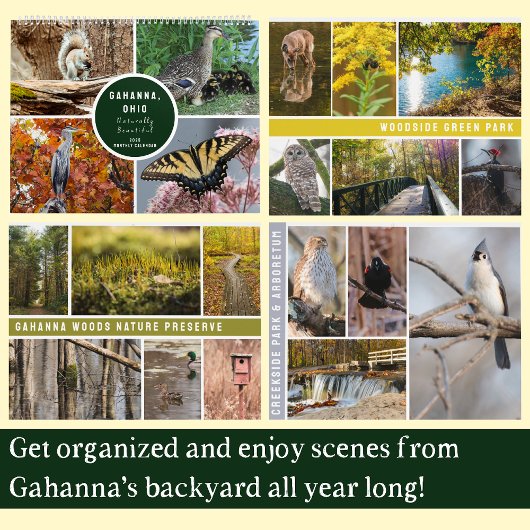 Gahanna, Ohio Naturally Beautiful Monthly Kalender