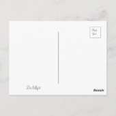 Gähnen eines Siegels Postkarte (Rückseite)