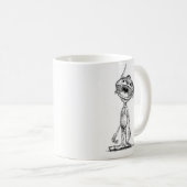 Gähnende Kobold-Tasse Kaffeetasse (VorderseiteRechts)